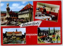 97990 W6992 Weikersheim Werbe AK Gasthaus Grüner Hof