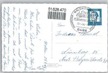 93449 W8494 Waldmünchen - Schwimmbad Marktplatz