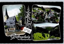 95356 W8651 Grafengehaig - Kirche Brunnen Pfarrbachtal