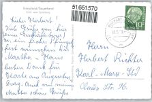 59889 W5779 Herscheid , Sauerland - Blick vom Spielberg