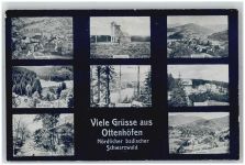 77883 W7593 Ottenhöfen im Schwarzwald - Blick auf Ottenhöfen Badischer Schwarzwald