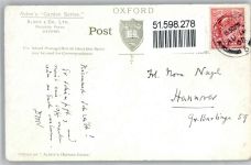 Oxford Künstlerkarte Schloss