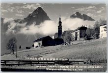 6631 Lermoos - Kirche Thajakopf Sonnenspitze Wampferschrofen
