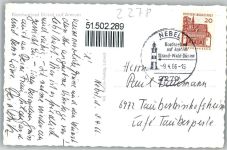 25946 W2278 Nebel , Amrum - Hauptstrasse