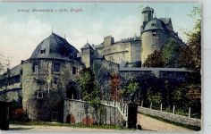 08118 O9509 Hartenstein b Zwickau Lithographie Schloss