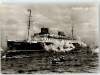 Norddeutscher Lloyd Bremen Dampfer Europa Foto AK