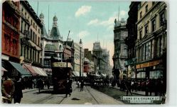 Liverpool - Straßenansicht Lord St & Church St