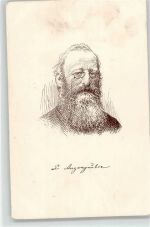 Anzengruber, Ludwig Theaterschauspieler Künstlerkarte