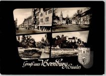 06406 O4350 Bernburg - Ernst Thälmann Straße Rosenhaag Schloss Kreiskulturhaus