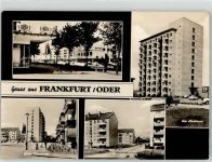 15230 O1200 Frankfurt , Oder - Karl Marx Straße Hochhaus Große Odarstraße Baumschulenweg