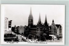 Melbourne - St. Paul`s Cathedral Straßenbahn the Rose Series P. 10469