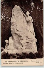 13210 Saint-Remy-de-Provence 1912 - Denkmal Kriegerdenkmal