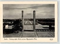 O1199 Westend Reichssportfeld Olympischer Platz Verlag Stengel WK II Foto AK