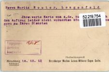 Doksy Hirschberg 1912 - Werbung Hirschberger Mechan. Leinen-Weberei Eugen Sachs