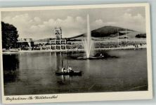 02779 O8802 Großschönau , Sachs - Waldstrandbad Ruderboot