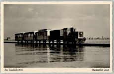 W2983 Juist Inselbähnchen AK Eisenbahnzug Foto AK