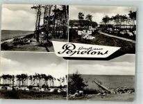 18233 O2561 Pepelow Foto AK Schwimmbad Strand Campingplatz