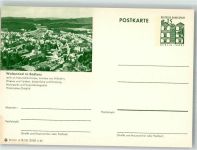 37445 W3425 Walkenried Ganzsache Panorama des Ortes im Südharz