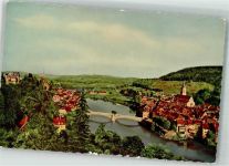 79725 W7887 Laufenburg , Baden Foto AK Rheinbrücke Grenze