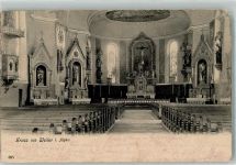 88239 W7988 Weiler im Allgäu 1919 Gebrauchsspuren Kirche innen