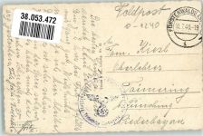 15517 O1240 Fürstenwalde , Spree 1940 Gebrauchsspuren Kaiser-Wilhelm-Brücke Verlag Trinks & Co. Nr. 51 Feldpost WK II Flugzeugführerschule