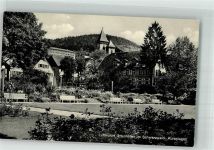 77883 W7593 Ottenhöfen im Schwarzwald Foto AK Kuranlagen mit St. Anna Kirche