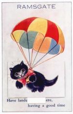 Ramsgate - Ramsgate (Großbritannien) Leporello Katze mit Fallschirm I