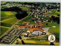93333 W8425 Bad Gögging Foto AK Fliegeraufnahme Limes-Therme
