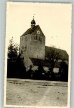 35274 W3575 Kirchhain Foto AK Kirche Ort handschriftlich