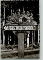 72270 W7292 Klosterreichenbach Foto AK Wegweiser