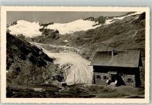 6450 Sölden Foto AK Gasthaus Karlsruher Hütte