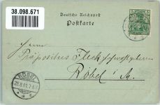 99842 O5906 Ruhla 1901 Mondschein