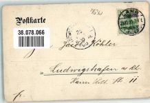77933 W7630 Lahr , Schwarzwald 1905 Gebrauchsspuren
