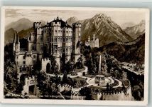 87645 W8959 Hohenschwangau Foto AK Neuschwanstein Schloss