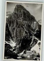 Stripsenjochhaus Foto AK Hüttenstempel