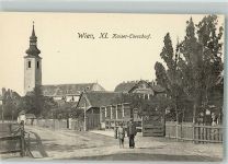 1110 Wien 11. Bezirk, Simmering Foto AK Kirche Kaiser Eberddorf