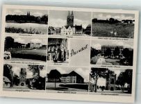 39576 O3500 Stendal - Schwanenteich Marktplatz Rathaus Tangermünder Tor Adolf-Hitler-See Oberlyzeum Uenglinger Tor Hans-Schlemm-Schule Roland Adolf-Hitler-Straße