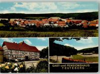 34454 W3548 Arolsen Gebrauchsspuren Gasthaus Pension Teuteberg