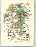 18586 O2345 Mönchgut - Landkarte