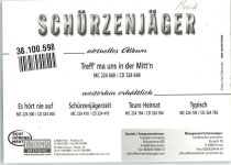 Schürzenjäger Autogrammkarte Volksmusik