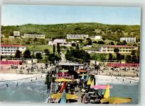 Varna Stalin 1963 Foto AK Schwimmbad Goldstrand