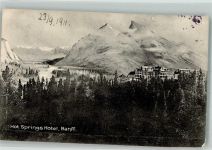Banff 1911 Foto AK Hotel Hot Springs