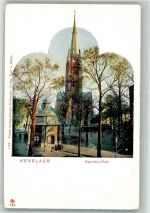 47623 W4178 Kevelaer Foto AK Kirche Kapellen-Platz