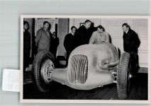 Sammelbild Der Führer mit einem Mercedes-Benz Rennwagen Sammelwerk Nr. 15 Adolf Hitler Nr. 89 Gruppe 67 Hitler KEINE AK