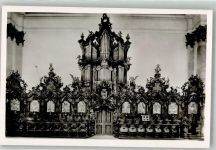 88529 W7942 Zwiefalten , Württ Foto AK Kirchenorgel Münster- Kirche
