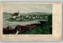 83410 W8229 Laufen , Salzach 1900 Foto AK Kirche