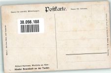97877 W6980 Bronnbach , Tauber Künstlerkarte sign. Hartmann, A. Kloster Bronnbach