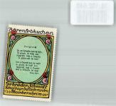 W8717 Mainbernheim Gebrüder Schmidt Bärenlebkuchen Gedicht Vergleich Lebkuchen Vignette