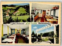 51491 W5063 Oberbrombach Foto AK Panorama des Ortes mit Hotel Gasthaus Zur Eiche