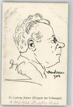 Wien 9. Bezirk, Alsergrund Portrait von Dr. Ludwig Kaiser Dirigent der Volksoper Dirigent Gebrauchsspuren